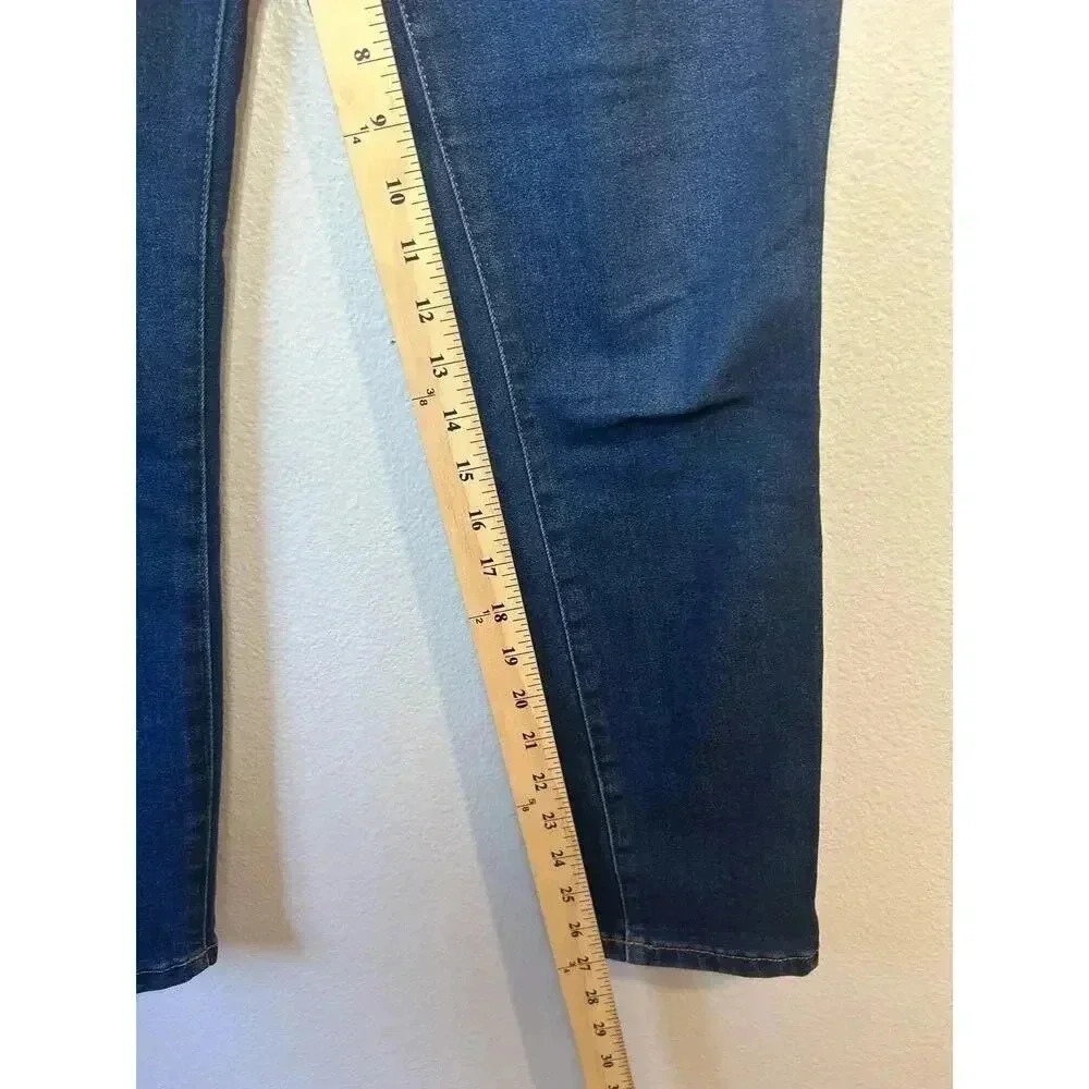 Everlane The Authentic Stretch High-Rise  Ankle Skinny Dark Wash Jean Size 29 - Picture 9 of 11